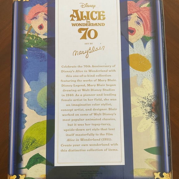 Disney Alice in Wonderland Cheshire Cat D23 by Mary Blair  70th annav.  LTD - Picture 5 of 7